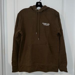 Dark Olive MENS helmut lang hoodie